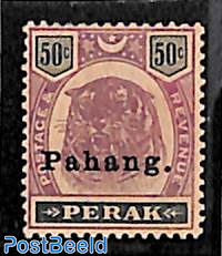 Pahang, 50c, Stamp out of set, without gum