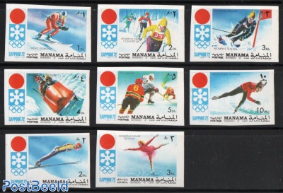 Olympic Winter Games 8v, imperforated