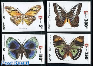 Butterflies 4v imperforated