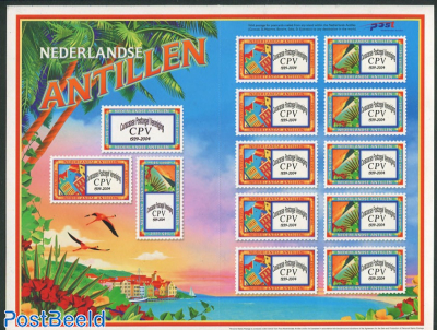 Personal stamp sheet Curacaose Postzegel Verenigin