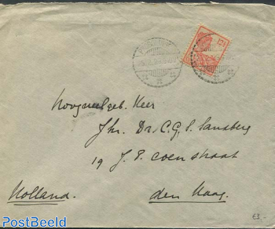 Envelope from Probolinggo to The Hague
