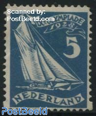5c, Sailing, Stamp out of set