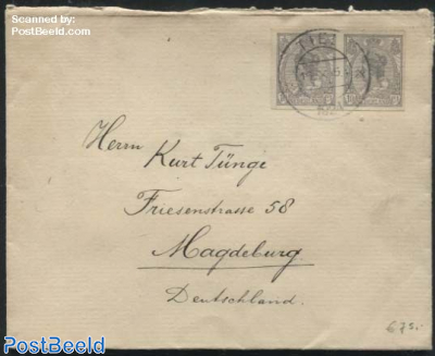 ong. nhvp no.83 on a cover to Magdeburg