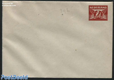 Envelope 7.5c, rounded side flaps