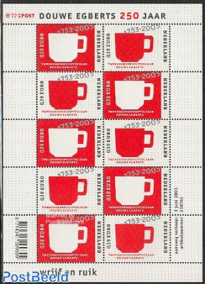 250 years Douwe Egberts minisheet