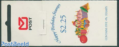Greeting stamps 5v in booklet (45c stamps)