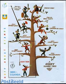 60 years Goofy s/s, family tree