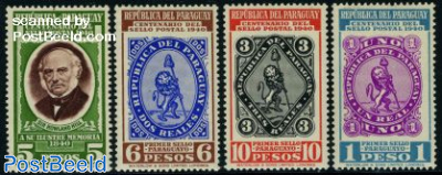 Stamp centenary 4v