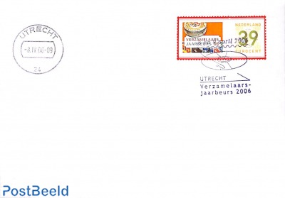 Cover with personalised stamp and postmark Verzamelaars Jaarbeurs