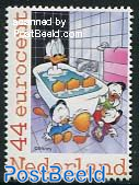 Donald Duck in bath 1v