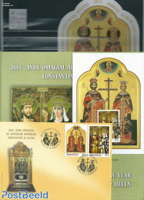 St Constantin & Helen Folder with Special sheet