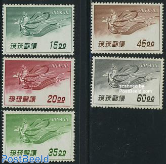 Airmail definitives 5v