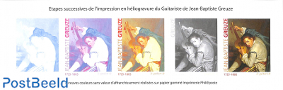 Jean-Baptiste Greuze, colour proofs s/s