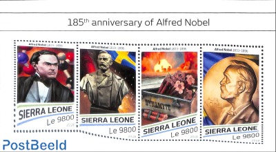 185th anniversary of Alfred Nobel