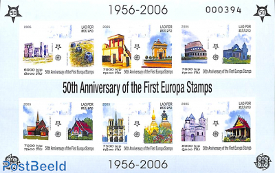 50 years Europa stamps s/s, imperforated