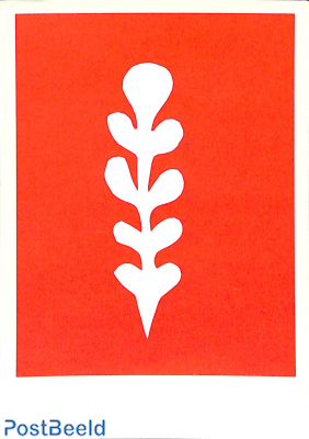 Henri Matisse, Palme blanche sur fond rouge 1947