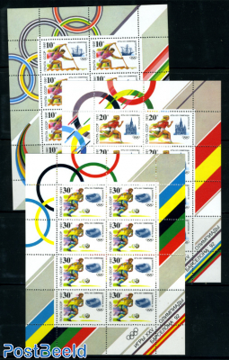 Olympic Games 3 minisheets