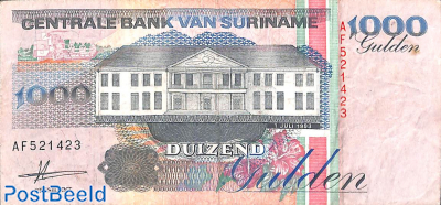 1000 gulden 1.7.1993