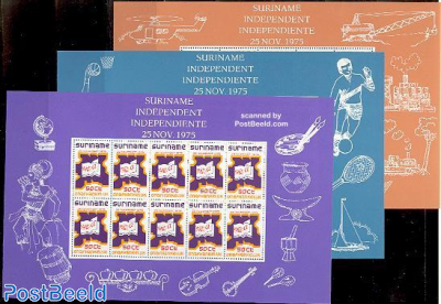Independence 3 minisheets