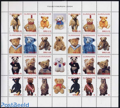 Teddy bears 2x12v sheet
