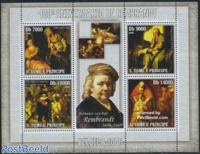 Rembrandt, Belgica 4v m/s