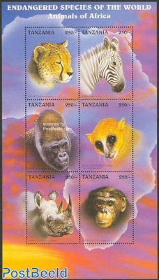 Animals of Africa 6v m/s