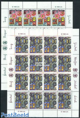 Human Rights 2 minisheets
