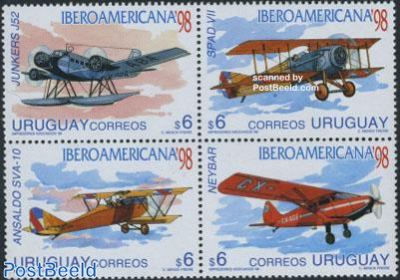 Stamp exposition, planes 4v [+]
