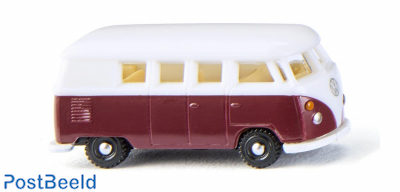 VW T1 bus - wine-red/white