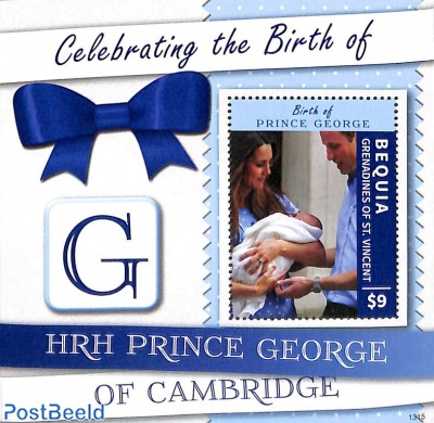 Bequia, Birth of Prince George s/s