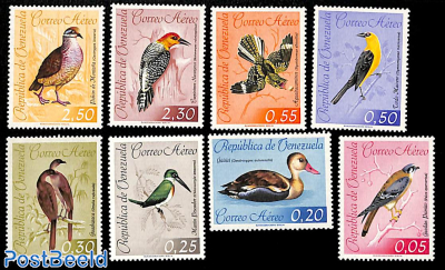 Birds 8v, airmail