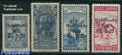 Habilitado overprints 4v