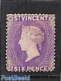 6d, violet, WM Crown-CA, stamp out of set