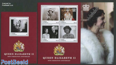 Diamond jubilee Elizabeth II 2 s/s