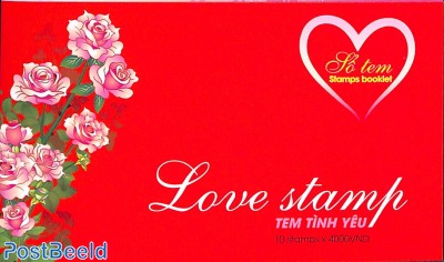 Love stamp booklet