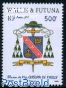 Coat of arms, Ghislain de Rasilly 1v