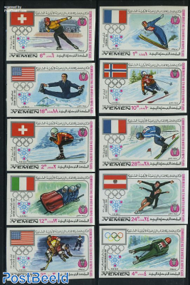 Olympic Winter Games 10v imperforated