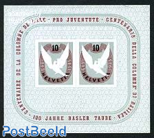 Basel stamp centenary s/s
