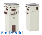 Small substation with flat roof