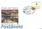 Envelope 55c, 160 years stamps
